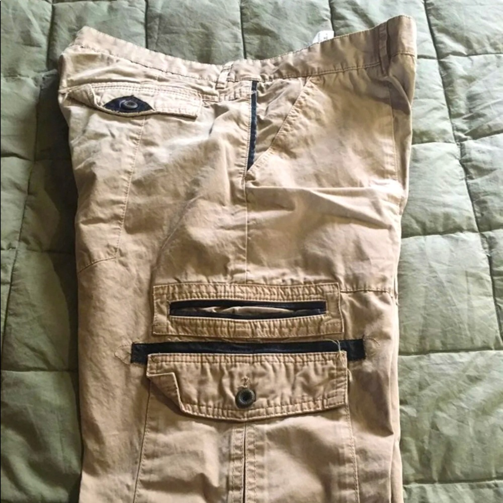 Zara cargo beige pants 34 x 32
